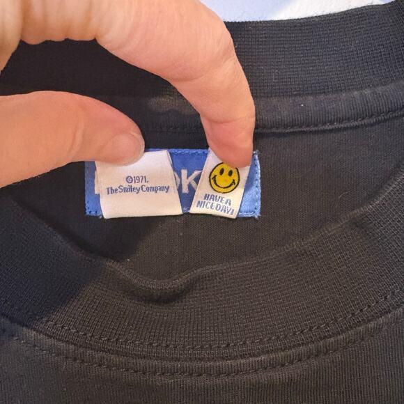 MARKET Smiley Decomposition T-Shirt Black Size Small Men's Chinatown Graphic - Picture 5 of 6